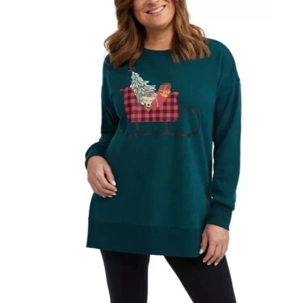 Teddi Rose Ladies' Holiday Crewneck Pullover Sweater